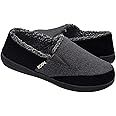 Zigzagger Men's Zermatt Wool-blend Loafer Slippers with Memory Foam Indoor