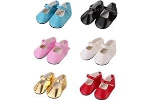 WHYS FXSN 6 Pairs Doll Shoes Fits 18-Inch American Doll Accessories