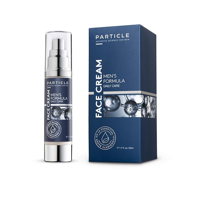 particle face cream for men