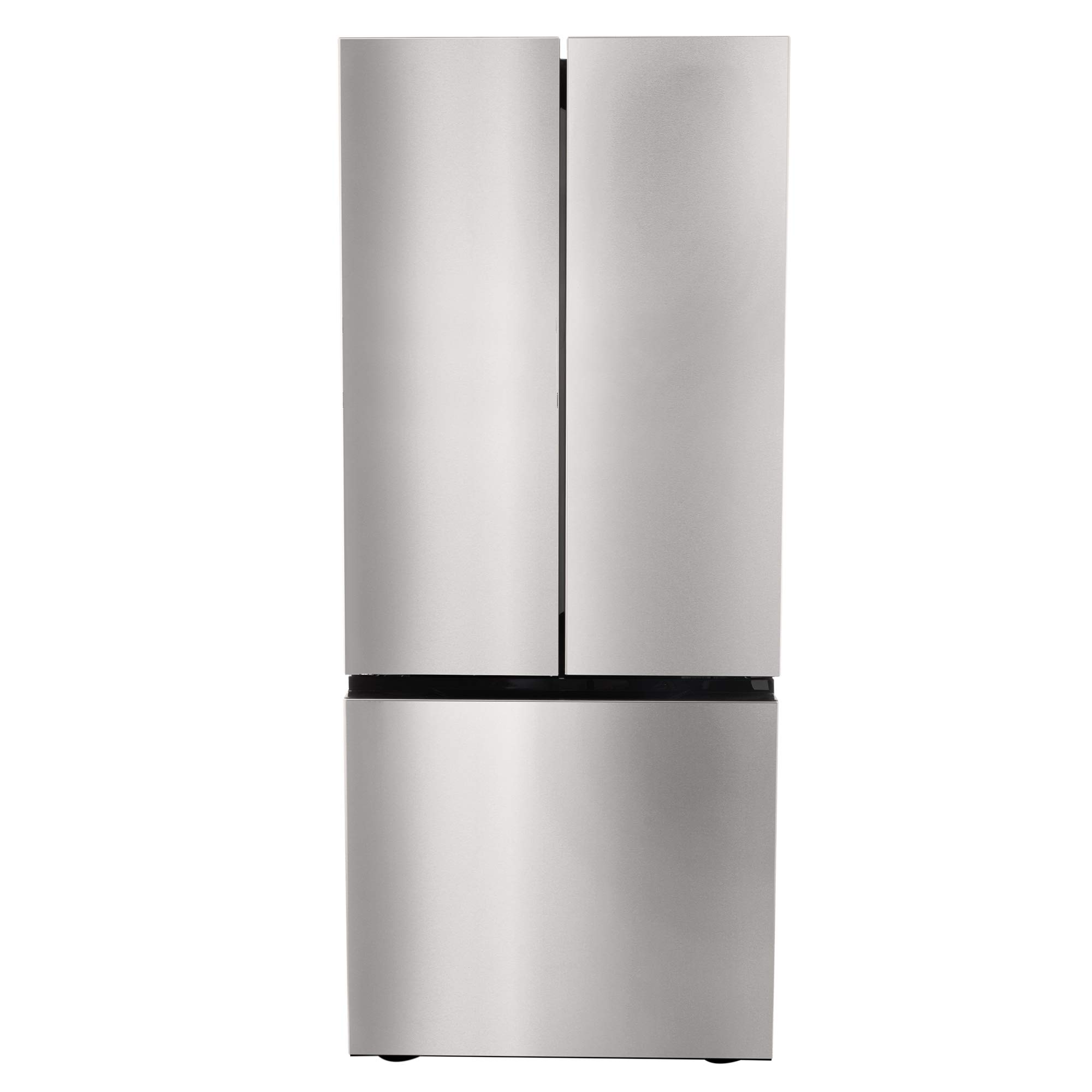 RecPro RV Refrigerator Stainless Steel 16 Cubic Feet 12Volt