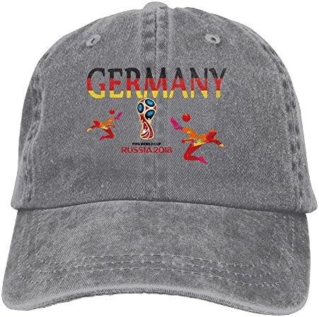 Unisex Germany Football Cup 2018 World Soccer Sport Outdoor Headgear Black