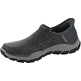 Skechers Men's Respected-Holmgren Slip-in Loafer | Casual, Slip-ins, Relaxed Fit, Air-Cooled Memory Foam, Goga Mat Arch