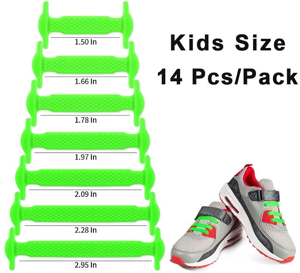 HOMAR No Tie Shoelaces for Kids and Adults - Best in Sports Fan Shoelaces - Stretch Silicone Elastic No Tie Shoe Laces with Multicolor for Sneaker Boots Board Shoes and Casual Shoes : Clothing