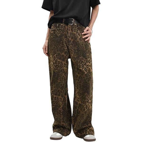パンツ BEEDEN FACE PRINT WIDE STRAIGHT PANTS FACE PRINT WIDE