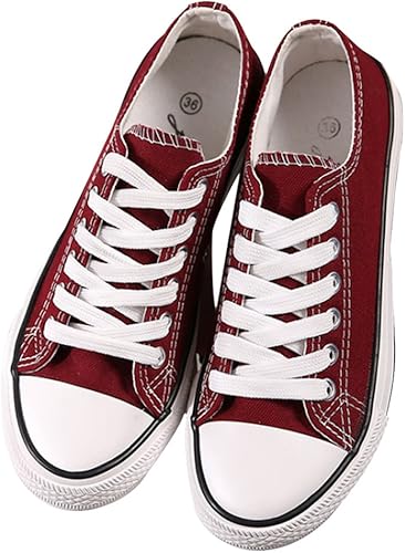 Amazon シン ケン 春 夏 秋 ズック靴 レディース スニーカー キャンバス フラットシューズ 美脚 人気 高校生 スポーツ 軽量 子供靴 カジュアル アウトドア おしゃれ 通勤 通学 22 5 Cm レッド Shin Ken シン ケン スニーカー