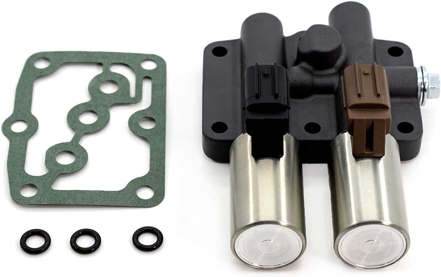 Photo 1 of 28250-P6H-024 Transmission Dual Linear Shift Solenoid Compatible With Honda Acura Accord Odyssey Prelude Pilot Replaces 28250-P6H-024