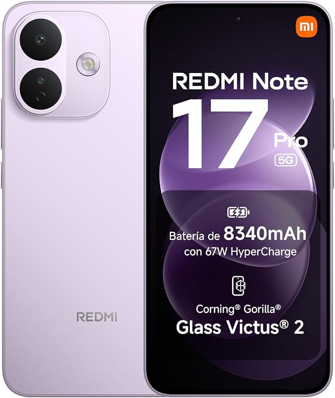 REDMI Note 17 Pro 5G, Smartphone 8+512GB, Roxo, bateria 8340mAh