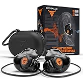 Decibullz Percussive Moldable Ear Plugs, 33dB NRR Shooting Ear Protection | No Batteries Required, Filters Impulse Noise, Passes Ambient Sound for Situational Awareness, Hunting &amp; Gun Range, Reusable