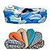 Chillbo SHWAGGINS Inflatable Lounger Best Inflatable Hammock Beach Chairs Inflated Chair for Adults Hammock Chair #1 Air Couch Outdoor Lounge Chair Air Bag and Camping Accessories Blue Leaf