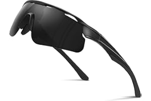 suoso Polarized Sports Sunglasses for Men:Polarized Glasses Men Women Youth Cycling Running