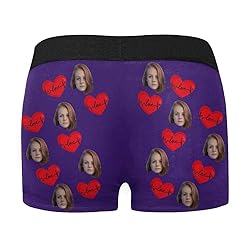 Custom Funny Face Boxer, I Licked You So It's Mine