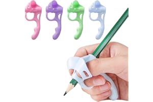 YIYATOO 4 Pieces Pencil Grips Trainer for Both Left-Handed and Right-Handed,School Supplies,Classroom Must Haves,Kids Handwriting Aid Correction Tool