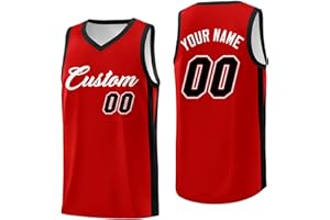 KXK Personalized Your Own Basketball Jersey Sports Shirt Printed Custom Team Name Number Logo for Men Youth