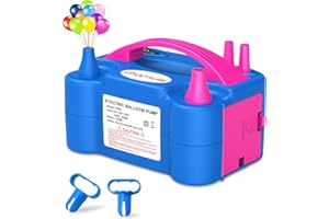 chamvis Electric Balloon Pump, 110V 600W Balloon Inflator Blower Pump: for Fast and Easy Filling Balloons Balloon Arch Kit Party Balloon Decorations