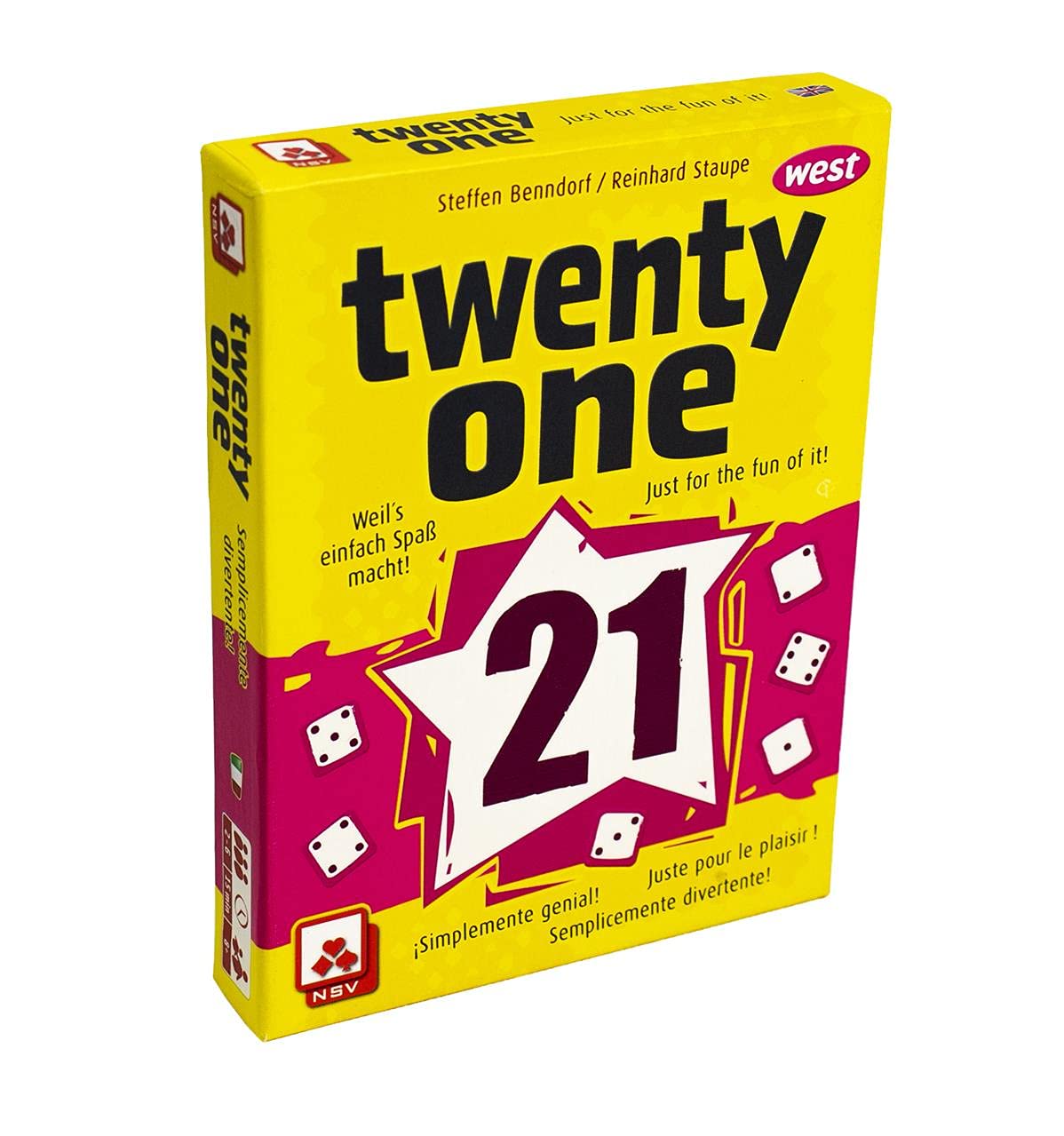 NSV - 4060 - TWENTY ONE - International - dice game