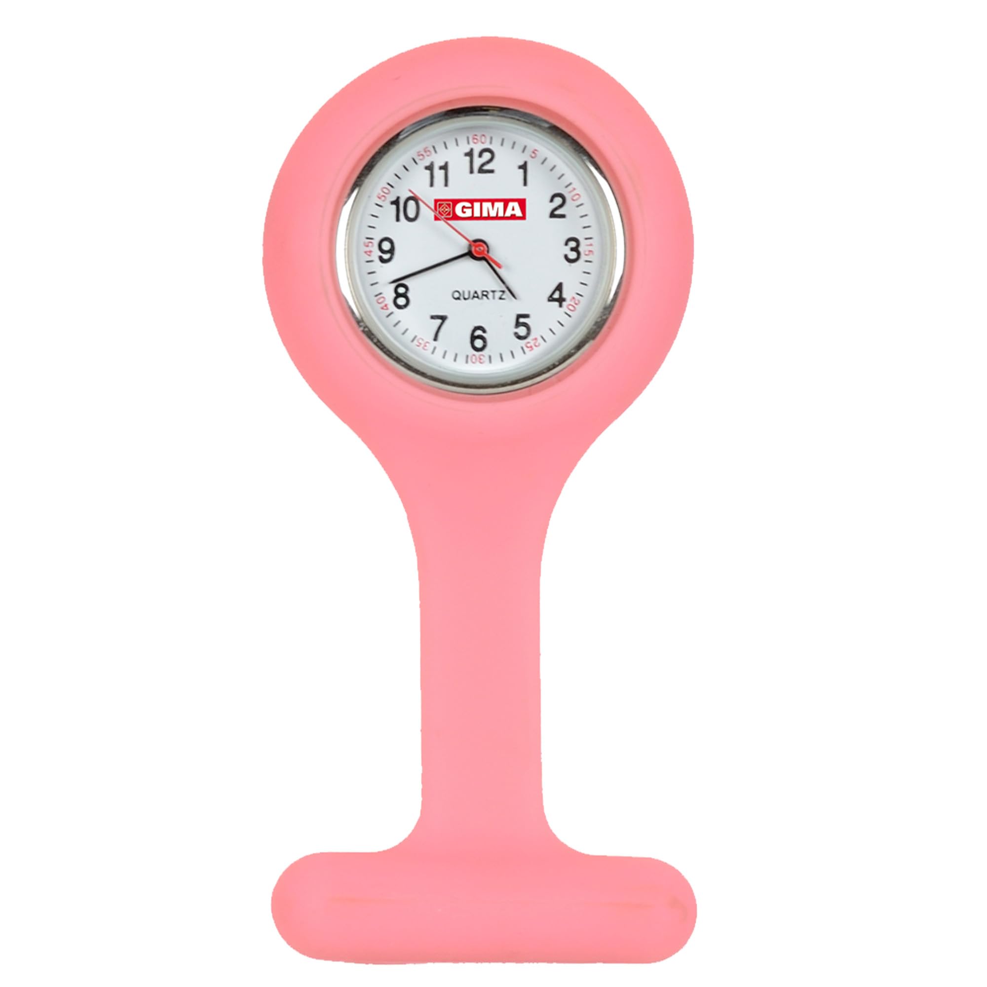 Gima - Silicone Nurse Watch, Round Dial, Pink Colour, 20404