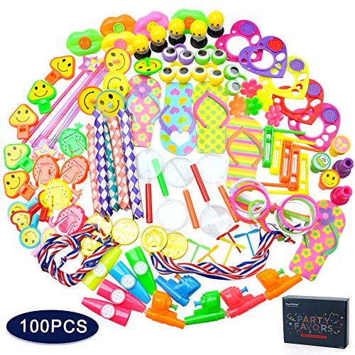 Amy&Benton Treasure Box Prizes for Classroom Toy Assortment for Kids Birthday Party Favors 100 PCS