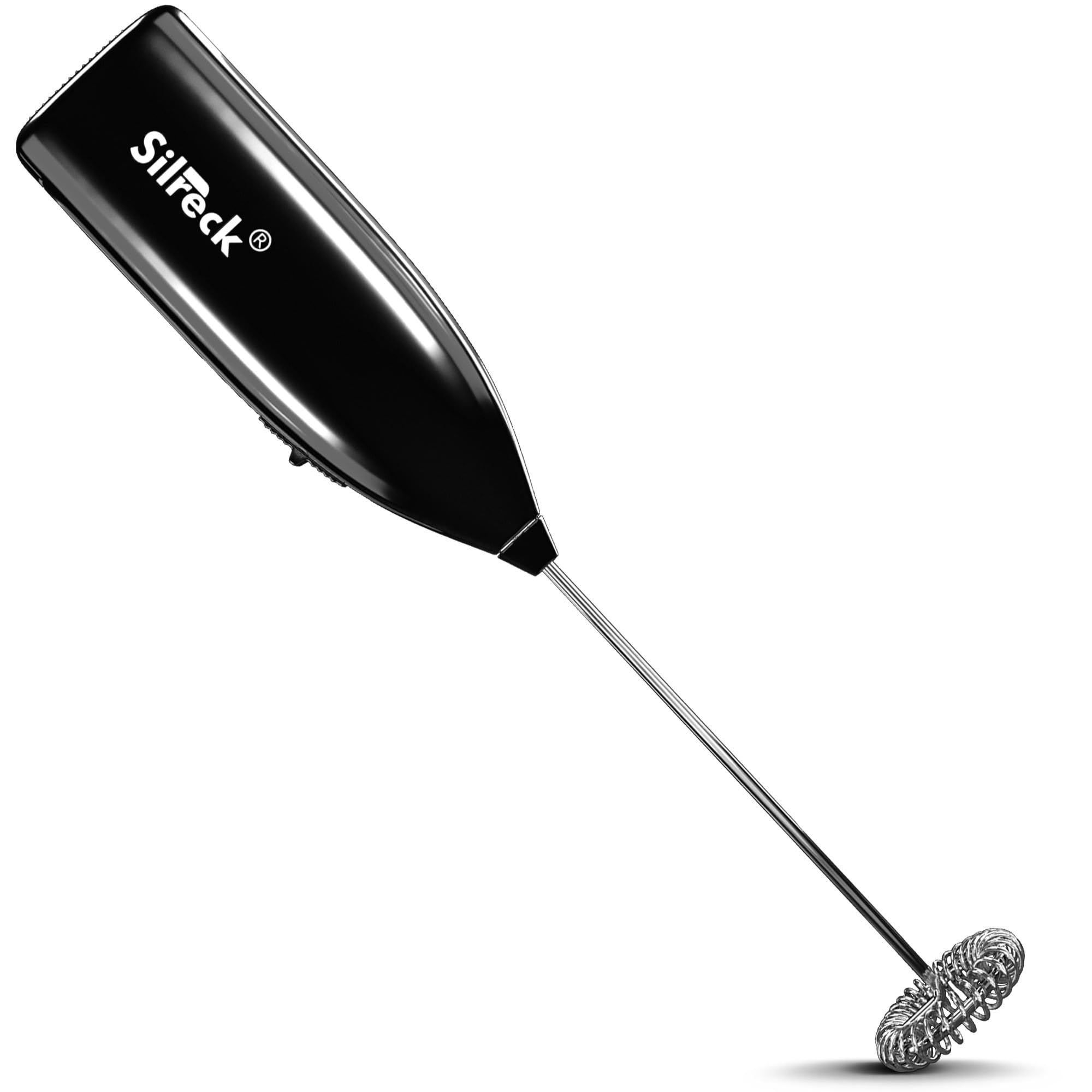 Milk Frother, Handheld Coffee and Cappuccino Mixer, Automatic Milk Foam Maker, Milk Frother Egg & Milkshake Whisk(Black)