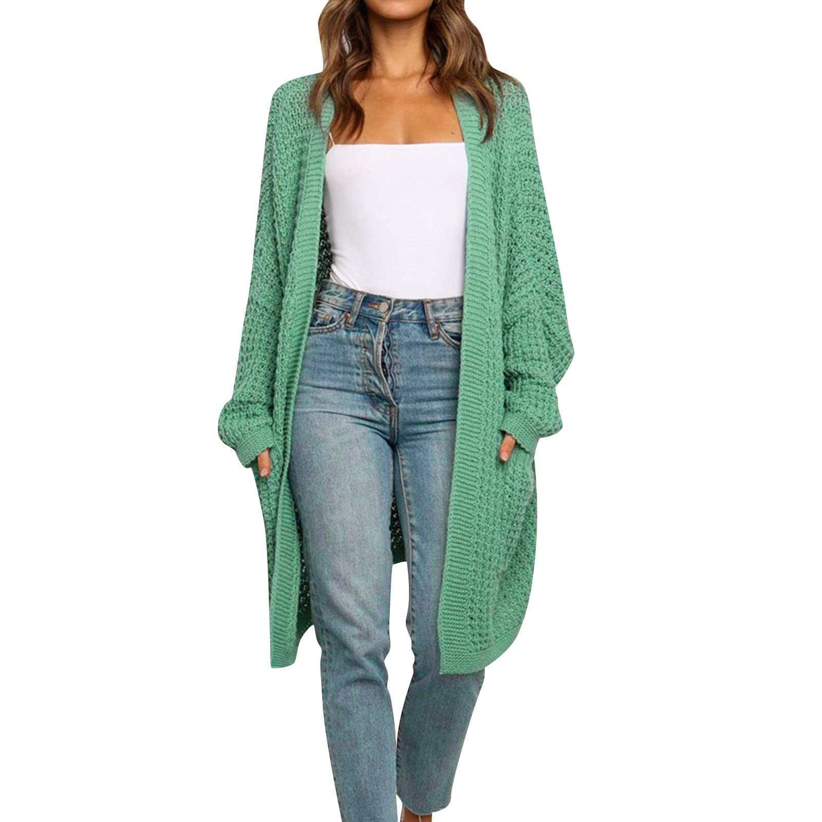 ADJHDFH Cardigan For Women Short Sleeve Eyelet