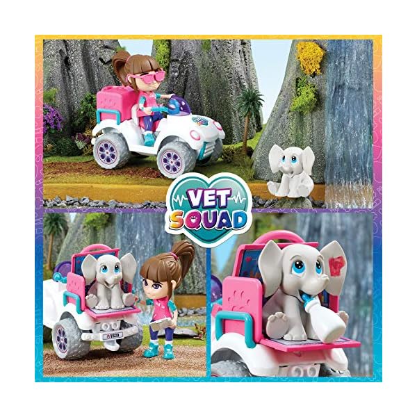 Vet-Squad-Forest-Rescue-Ava-Quadbike-3-Inch-Articulated-Vet-Figure-with-Vehicle-pet-and-Accessories Vet Squad Forest Rescue-Ava & Quadbike, 3 Inch Articulated Vet Figure with Vehicle, pet and Accessories