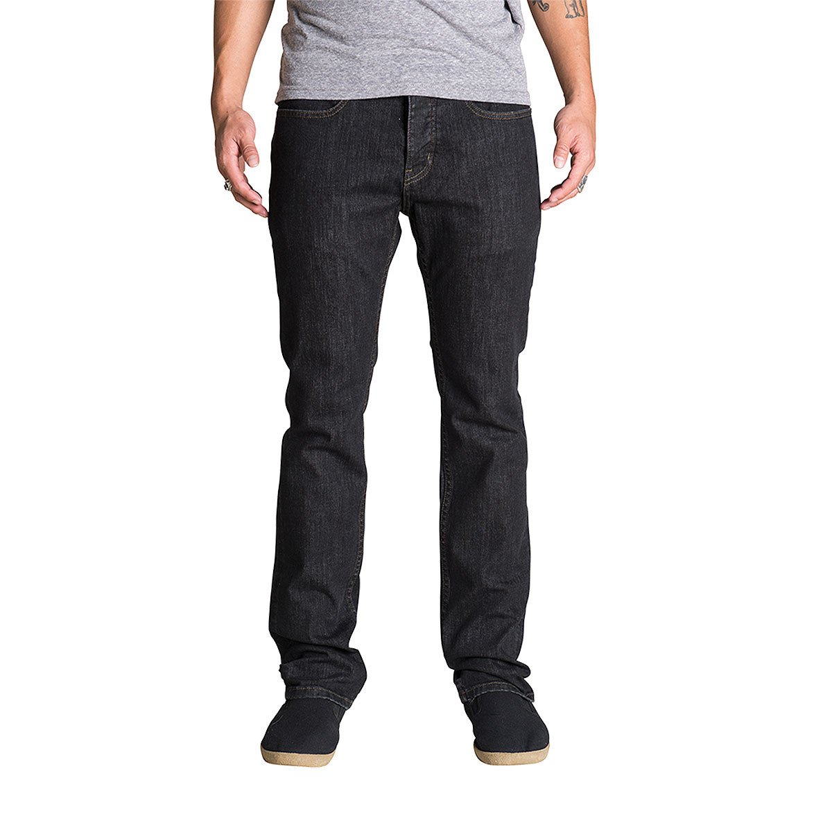 KR3W Men's K Slim Jean Dark Black- Buy 