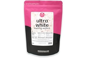 ELEVEN O'ONE Sweet Shoppe Ultra White Melting Wafers, Ultra White Chocolate Flavored Melting Wafers for Dipping, Baking and Chocolate Fountaints, Easy to Melt (Ultra White, 5 pounds)