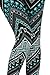 VIV Collection One Size Print Fashion Leggings, Chevron Triangle