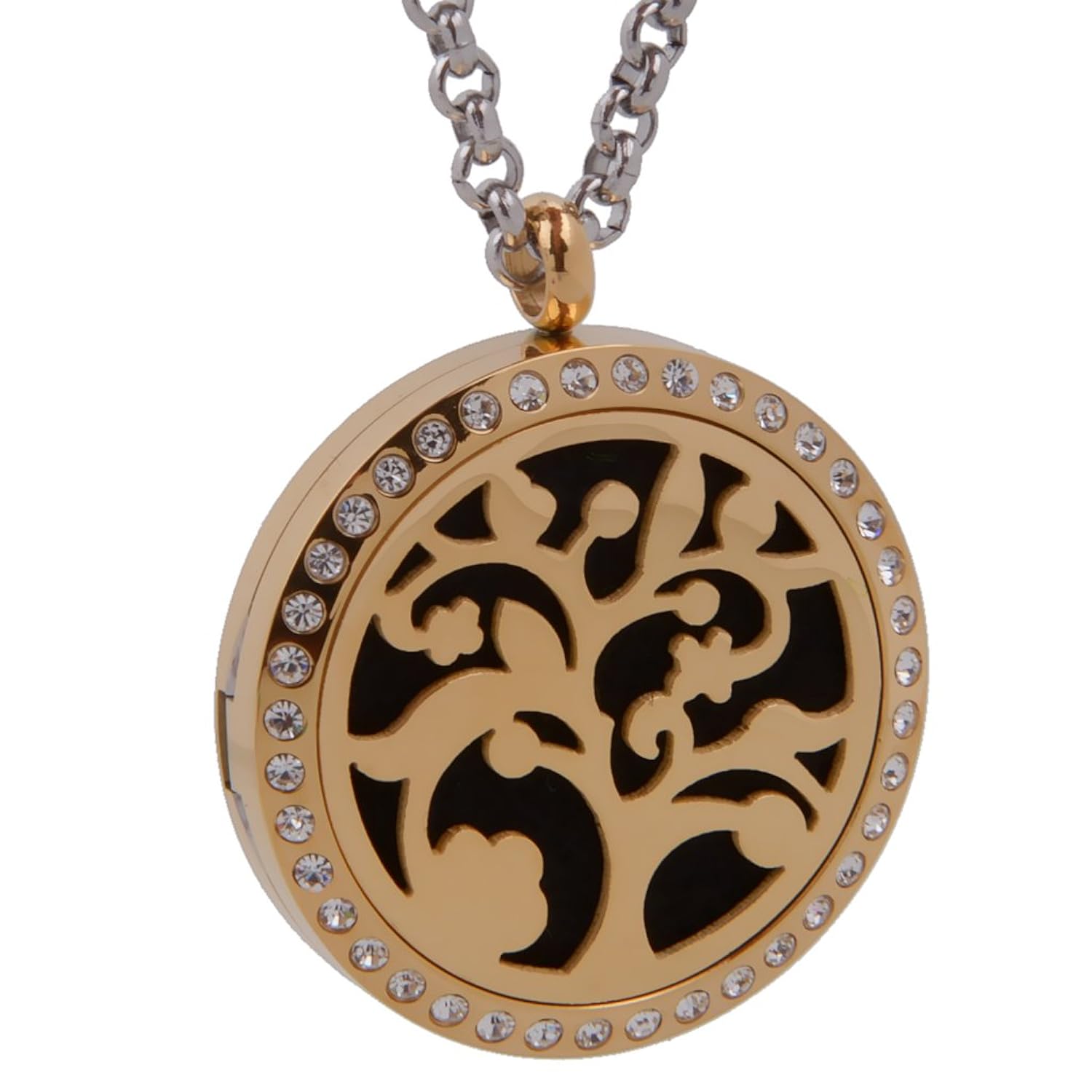Collares Colgantes Árbol de Vida Aromaterapia Perfume Esencial Difusor de Aceites