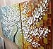 V-inspire Paintings, 20x30Inchx3 Paintings Oil Hand Painting 3D Hand-Painted On Canvas Abstract Artwork Art Wood Inside Framed Hanging Wall Decoration Abstract Painting