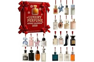 Luxury Perfume Advent Calendar 2025, Christmas Perfume Advent Calendar, 24 Days Perfume Display Gift Set, Designer Fragrances
