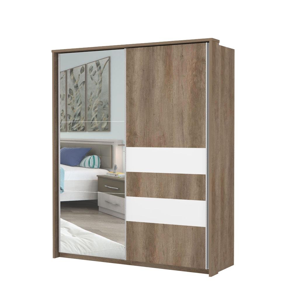 Wardrobe Width 188 Cm Colour Dark Brown Amazon Co Uk Diy Tools