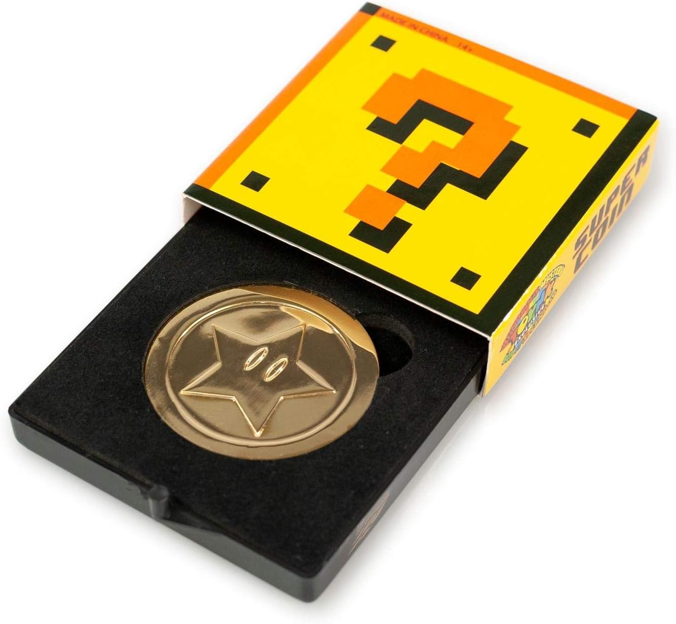 Super Mario Collectibles Toynk Toys Super Mario Bros Gold Coin with