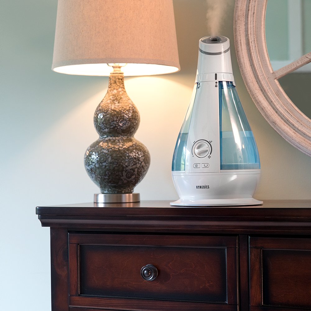 Cool Mist Oscillating Ultrasonic Humidifier 120Degree Rotation, 1