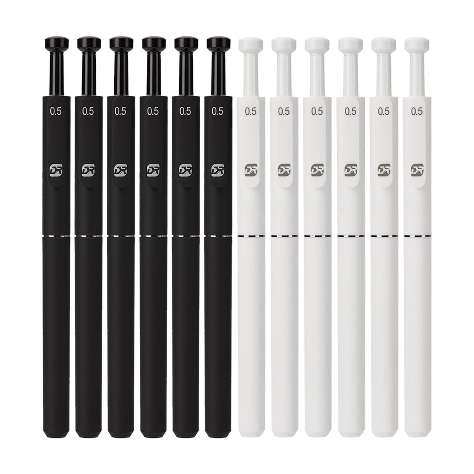 Photo 1 of Gel Pens, 0.5 mm 12 Pcs Quick-Dry Black Ink Pens, Fine Point, Smooth Writing Pens, Ballpoint Pens for Journaling, No Skipping, Cute Aesthetic Office and School Supplies, Gifts for Women