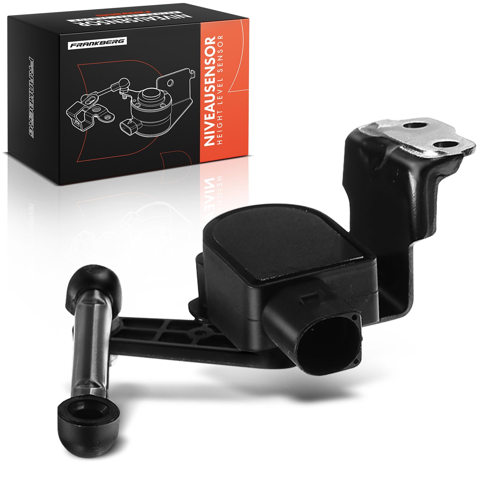 Frankberg Headlight Height Sensor for A1 Altea Ibiza IV Leon Toledo III O.c.t.a.v.i.a II Superb II Yeti E.O.S Golf J.e.t.t.a III P.a.s.s.a.t Polo T.i.g.u.a.n T.o.u.r.a.n 2003-2019 1T0907503