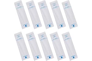 SMALIBAL 100 Pcs Disposable Probe Covers for Digital Oral Thermometers Rectal Thermometer Sleeves Universal Probe Covers for Thermometer Safe & Sanitary & Healthy (White)