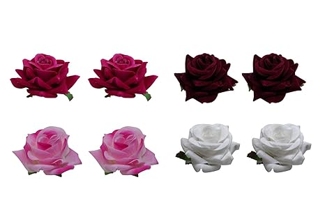 Buy Majik New Arrival Combo Rose Hair Clip Hair Accessories
