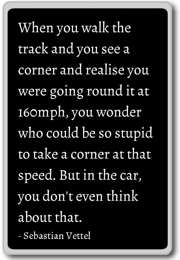 Cuando caminas por la pista y ves un maíz. - Imán para nevera con ...