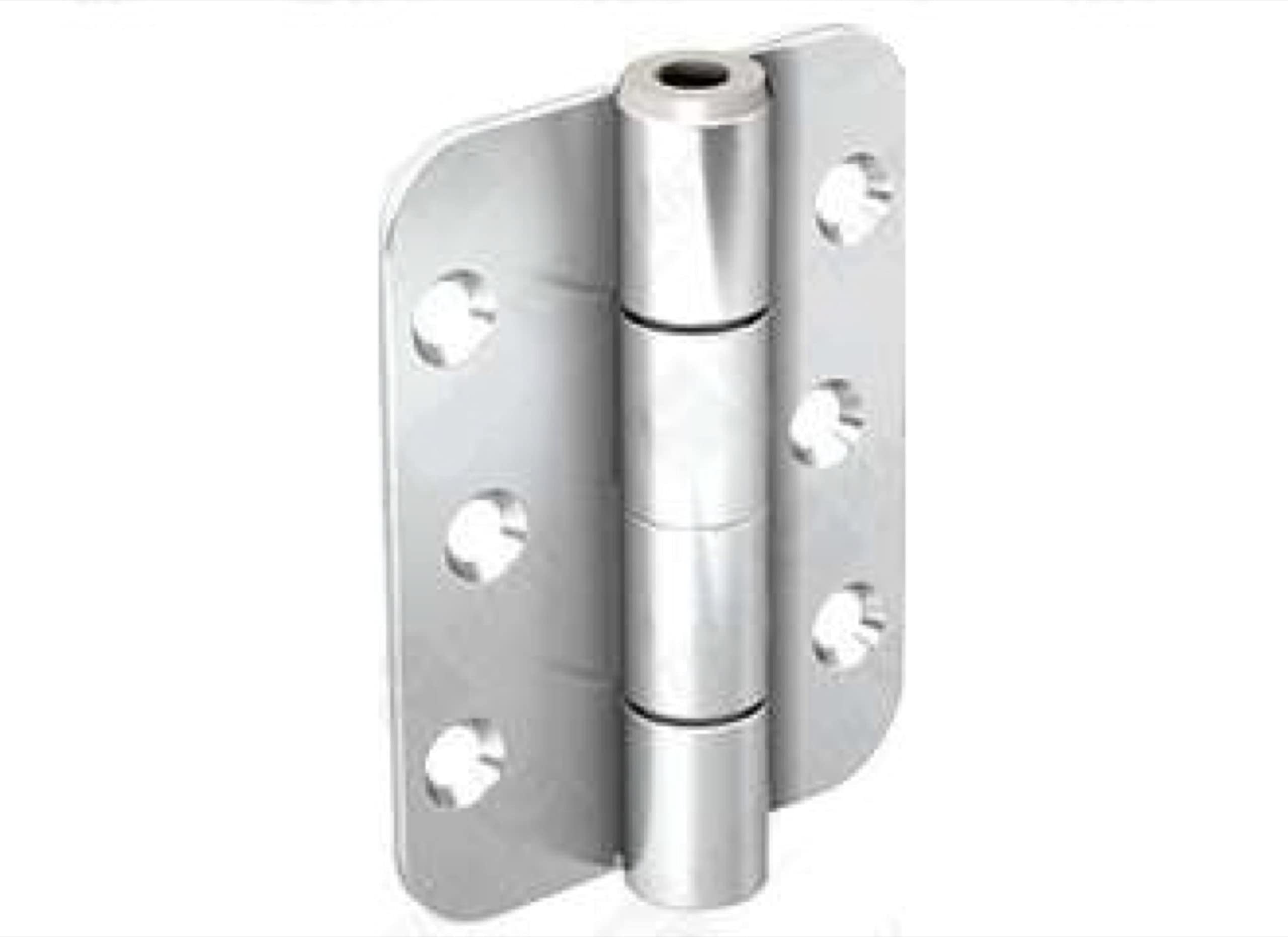 MANTION SA Flat Hinge 1510P - Heavy Sectional Doors - Zinc-Plated Steel - Screw-On - 1510P
