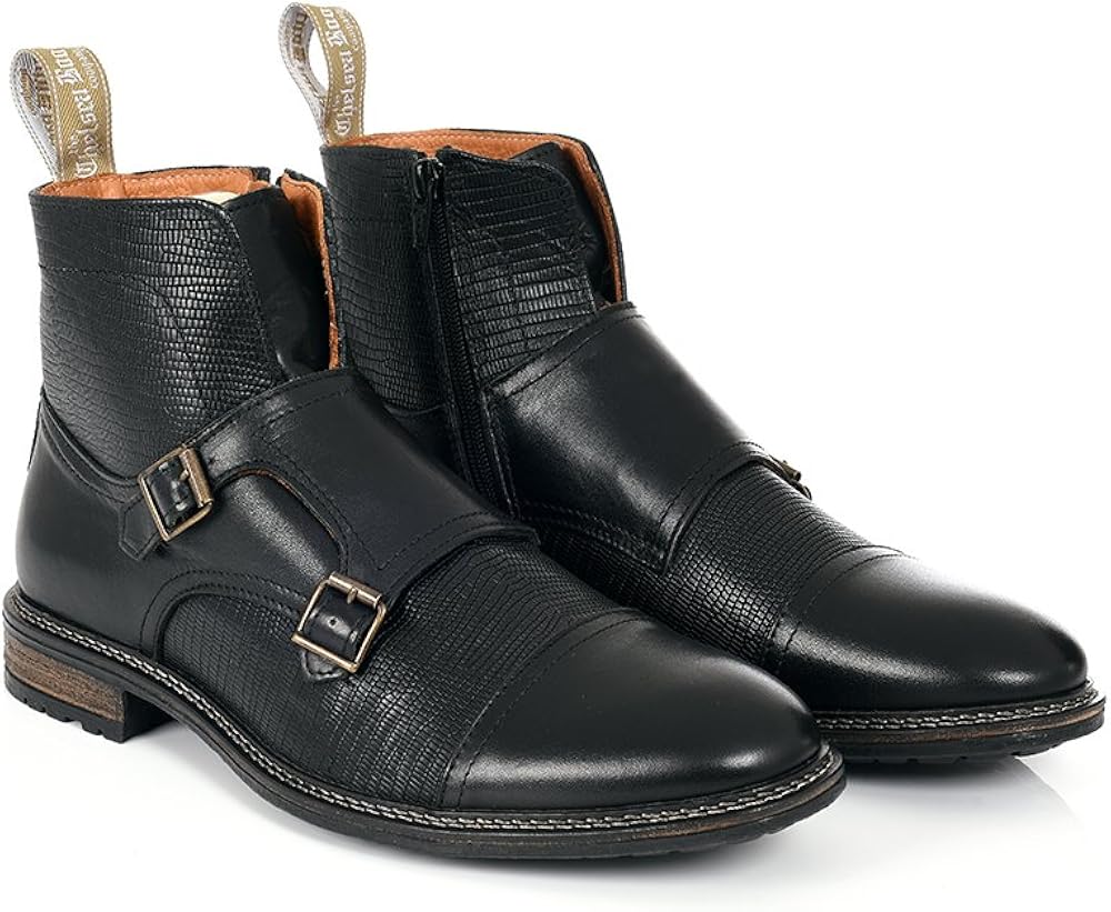 mens buckle chelsea boots
