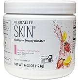 Col&aacute;geno Potenciador de Belleza Herbalife SKIN Limonada de Fresa Envase 6.03 Oz.