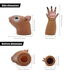 AQKILO Squirrel Finger Puppet Set, Animals Puppet
