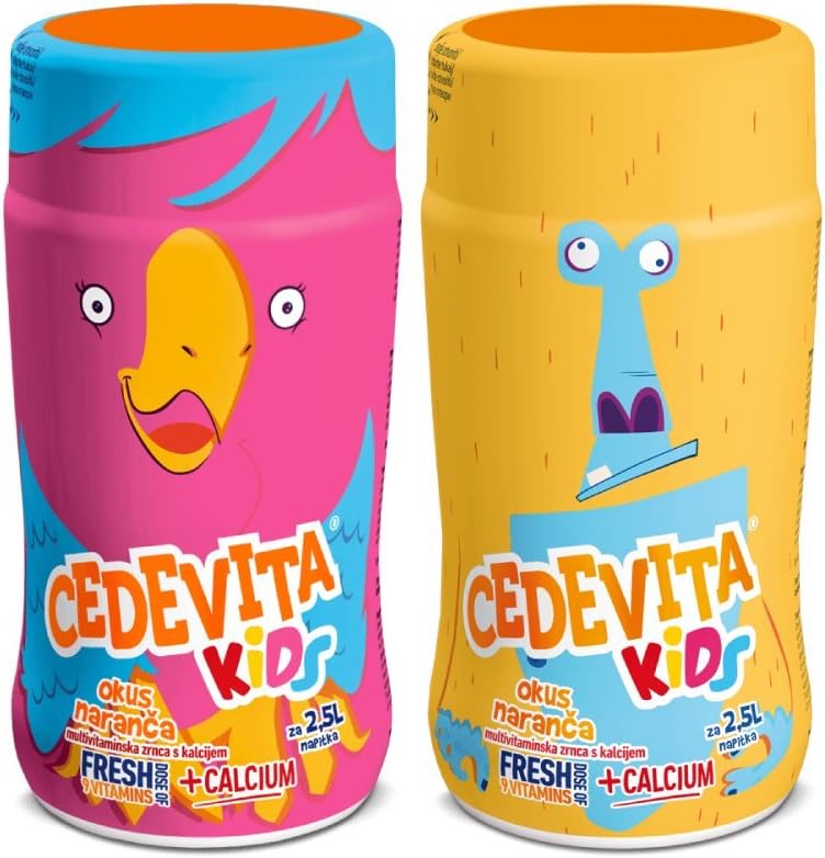 Cedevita (Cedevita KIDS Orange drink mix Makes 5.0L, 2)