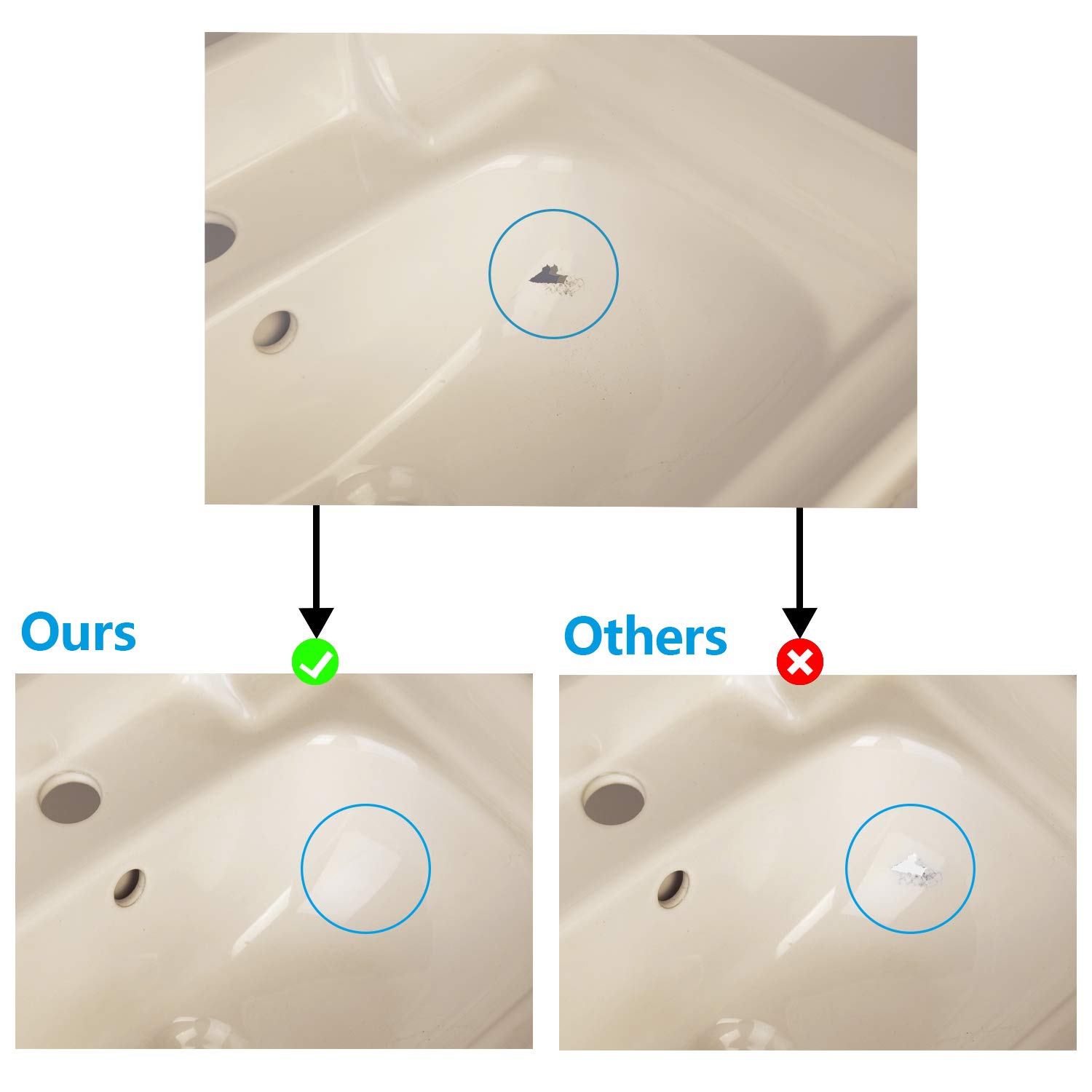 Tub, Tile and Shower Repair Kit (Color Match), 3.7oz Fiberglass Repair