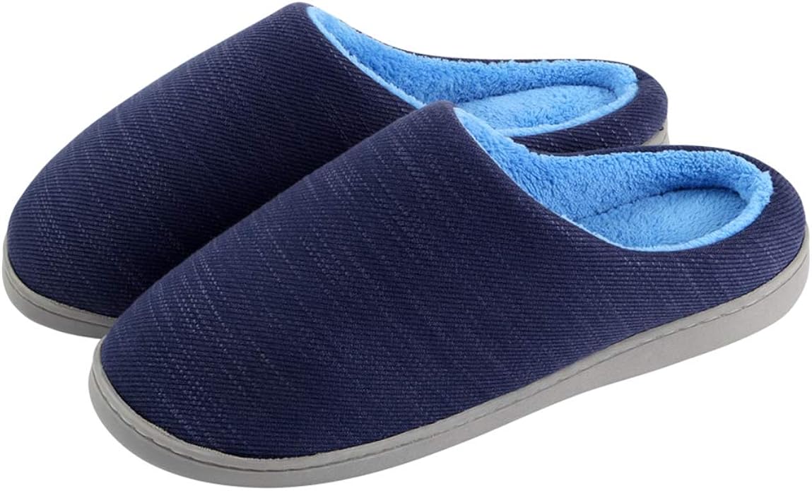 memory foam house shoes mens