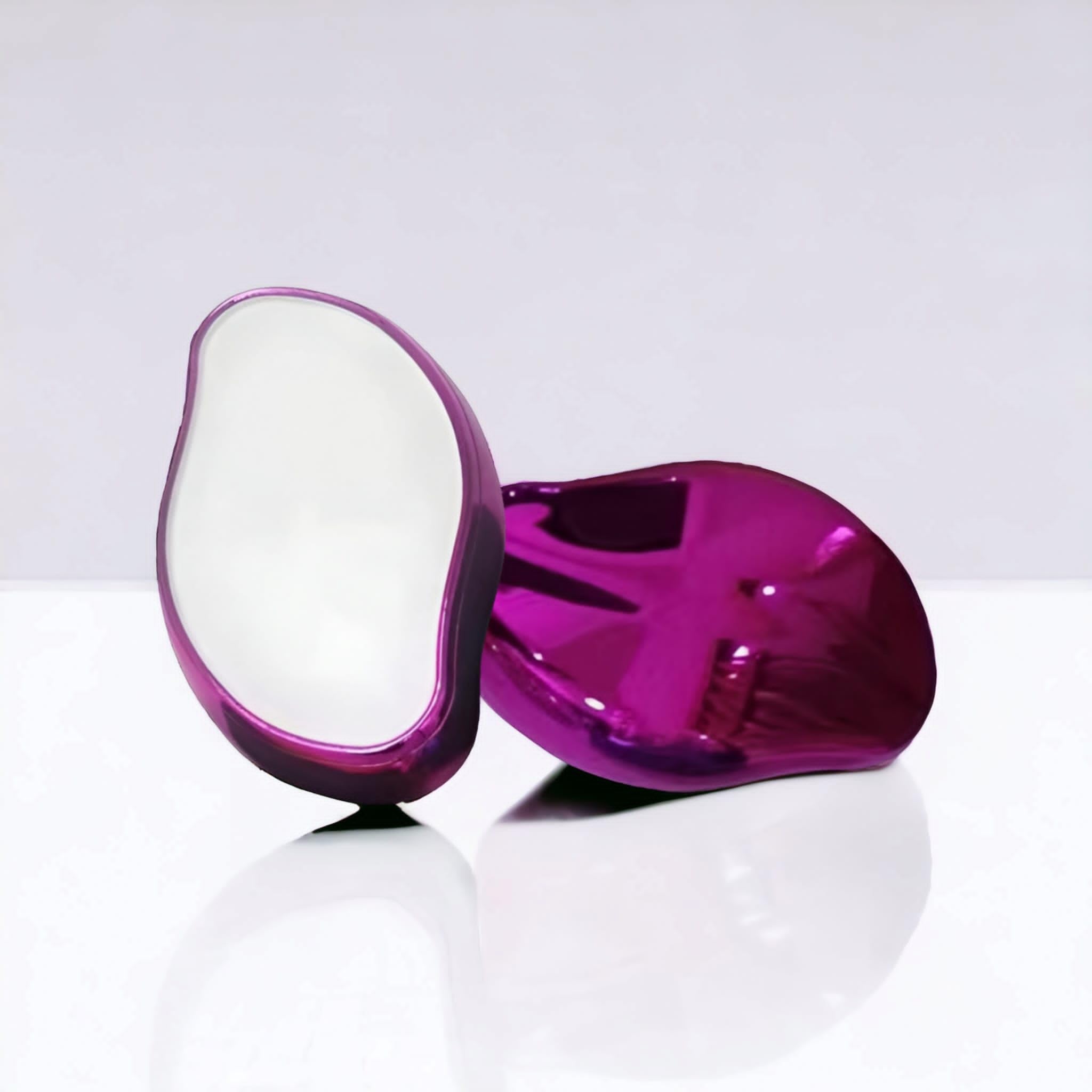Crystal Hair Eraser, Fast & Easy Magic Crystal Hair Remover for Women and Men, Painless Hair Eraser Tool for Silky Soft Skin, Safe and Portable Hair Removal Stone for Arms, Legs, and Back (Purple)