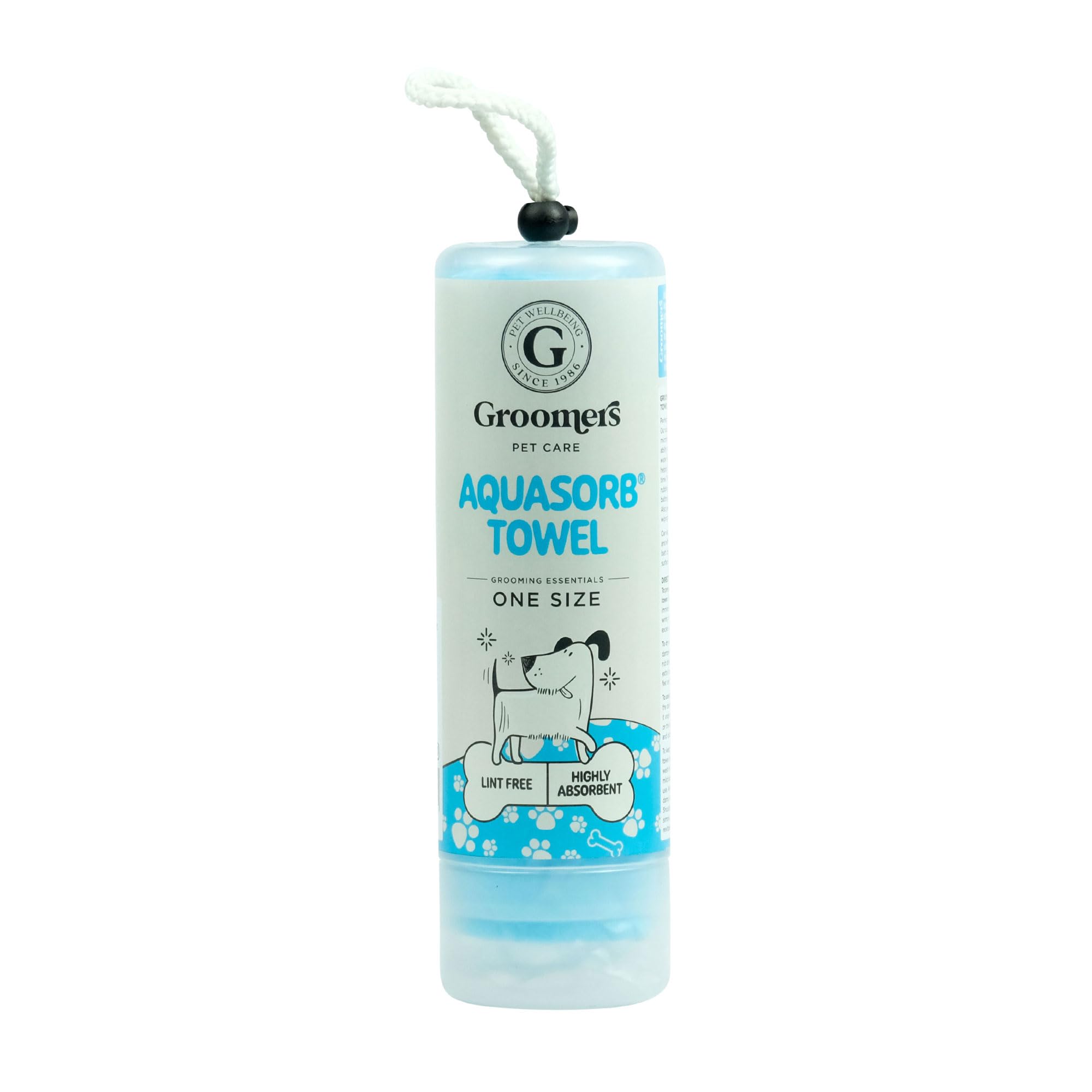 Groomers Pet Care - Aquasorb Absorbent Chamois - Medium - Pet Towel - Reusable