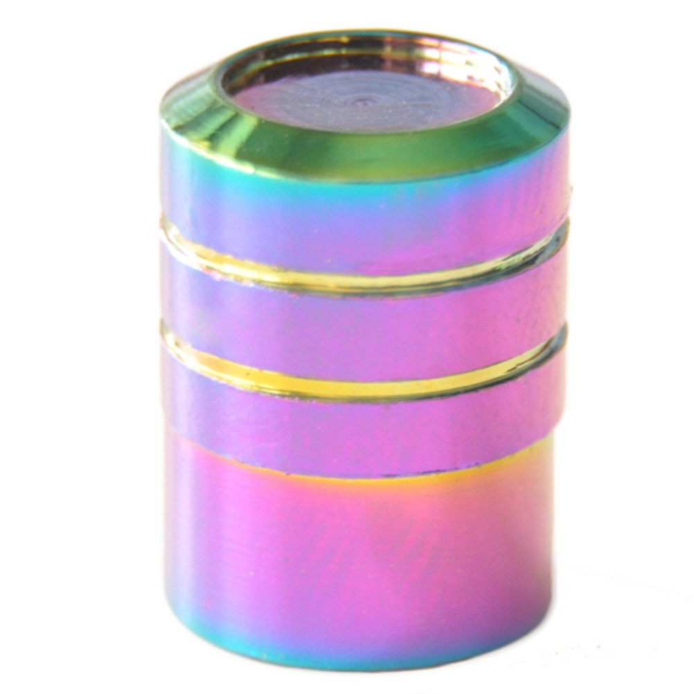 Dreamer Car ABS Valve Stem Caps Cylinder Shape Tire Valve Caps for Trucks/Bikes and Cars,4pcs