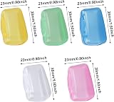 SZCXDKJ 5 Pcs Portable Toothbrush Head Covers for Travel & Outdoor Use view 2
