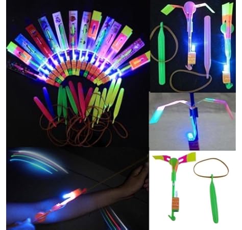 light up slingshot rocket